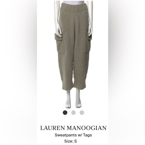 Lauren Manoogian Knit Sweatpants (never worn, with tags) with Cargo pockets. - Picture 1 of 3